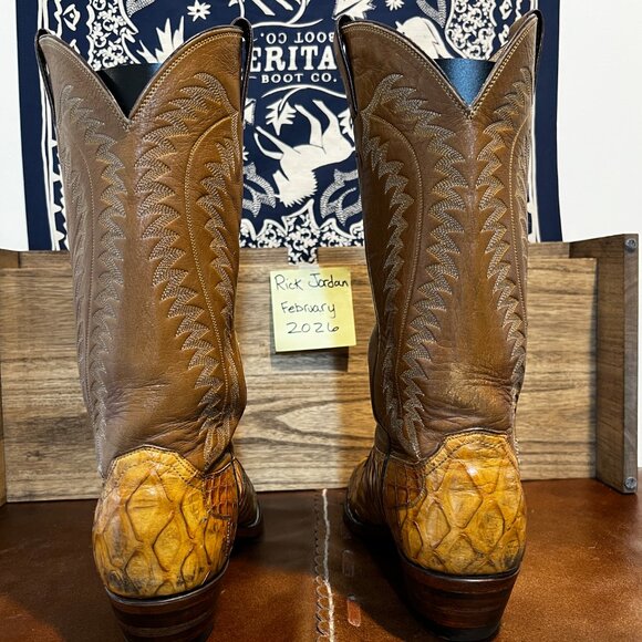 Justin\'s Reptile Cowboy Boots in Men\'s Size 8.5D main image 10